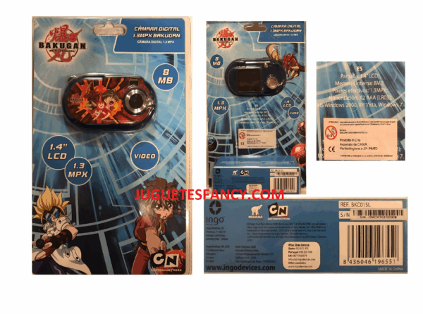 Camara digital 1.3 mpx bakugan ingo