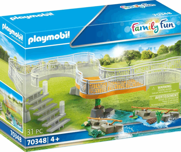 Extension plataforma de observacion zoo playmobil 70348