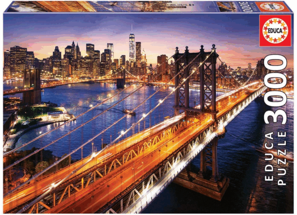 Puzzle 3000 Manhattan al Atardecer Educa 18508