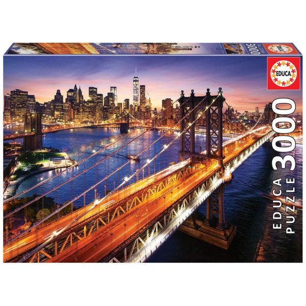 Puzzle 3000 Manhattan al Atardecer Educa 18508