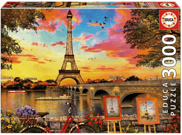 Puzzle 3000 puesta de sol en paris educa