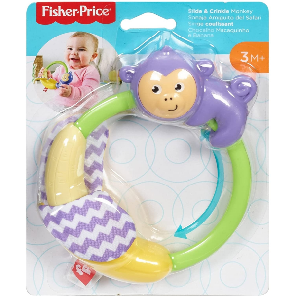 Sonajero mordedor mono fisher price mattel ggf06