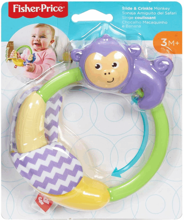 Sonajero mordedor mono fisher price mattel ggf06