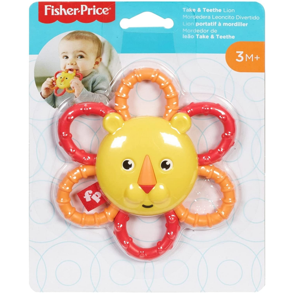 Sonajero mordedor leon fisher price mattel ggf04