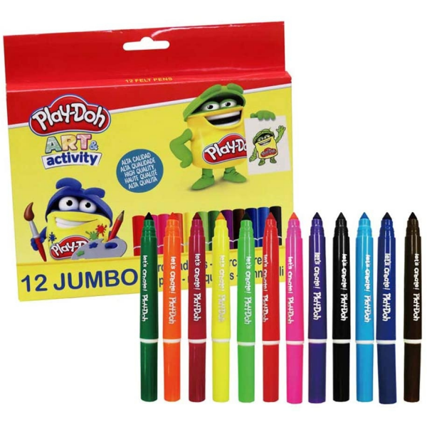 12 rotuladores jumbo play doh