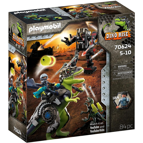 T-rex batalla de los gigantes playmobil 70624