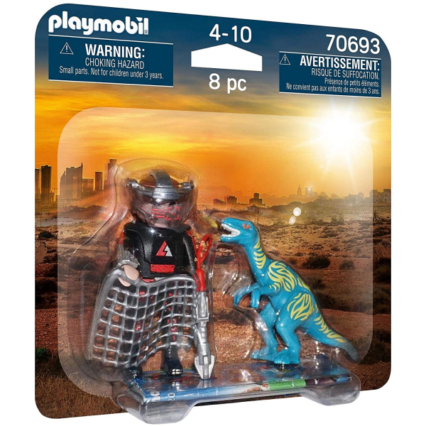 Duo pack velociraptor y saqueador playmobil 70693