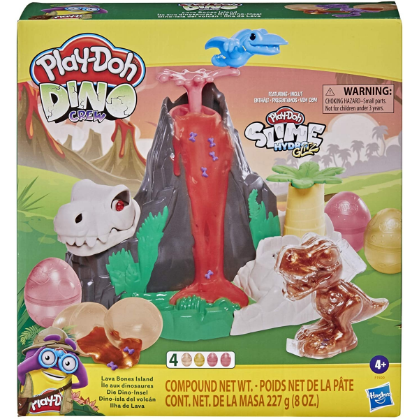 Play doh dino isla del volcan hasbro f1500