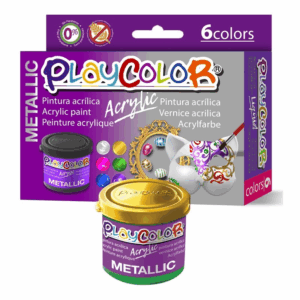 Pintura acrilica playcolor color metallic 20311
