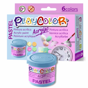 Pintura acrilica color pastel playcolor