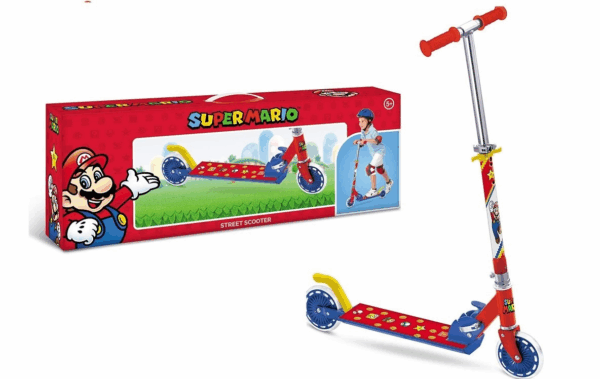 Patinete Aluminio Super Mario Mondo