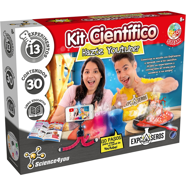 Kit cientifico hazte youtuber science4you