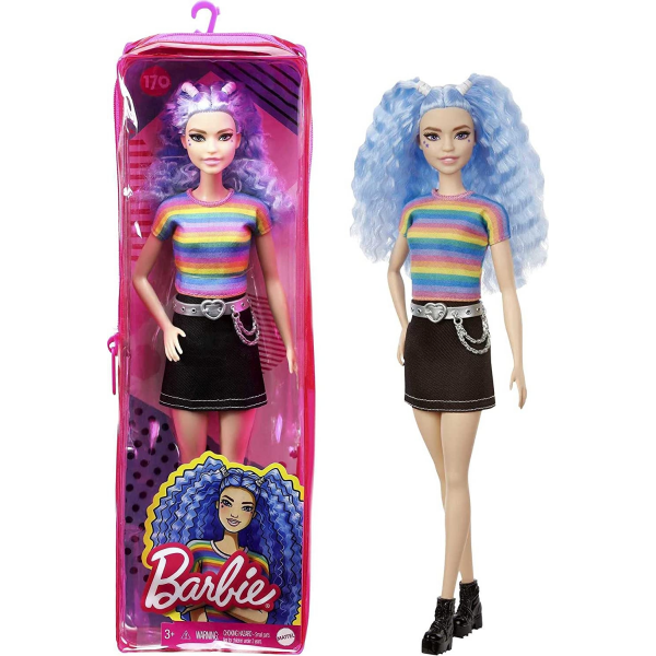 Barbie Fashionista 170 Pelo Violeta Mattel GRB61