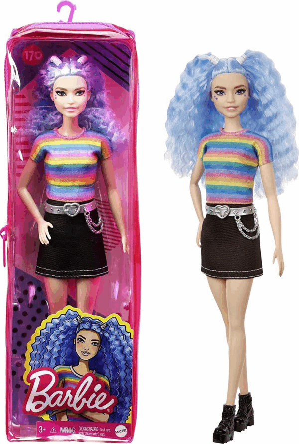 Barbie Fashionista 170 Pelo Violeta Mattel GRB61