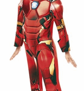 Disfraz iron man luxe m 5-6 años rubies 640830-m