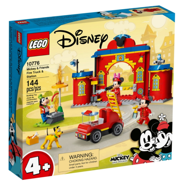 Parque y camion de bomberos mickey mouse lego disney 10776
