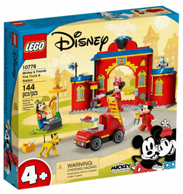 Parque y camion de bomberos mickey mouse lego disney 10776