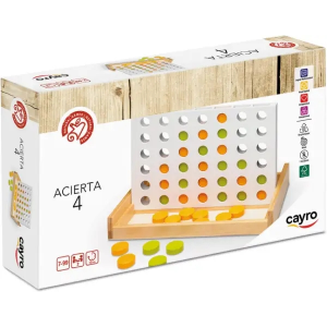 Juego de madera Acierta 4 Cayro