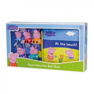 Peppa Pig Libro y Marionetas de Baño Deqube