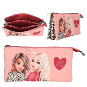 Top Model Estuche tres Cremalleras Leoheart Depesche