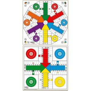 Tablero parchis para 4 y 6 jugadores cayro