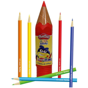 24 lapices de colores play doh