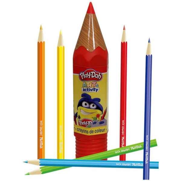 24 lapices de colores play doh