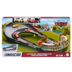 Cars Nascar Carrera con Cambio de Carril Mattel HXJ33