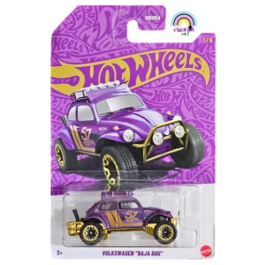 Hot Wheels Volkswagen Baja Bug 57 Aniversario Purple & Gold 1/6 Mattel JDM20