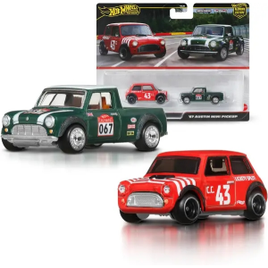 Hot Whells Pack Morris Mini 67 Austin Mini Pickup Car Culture Mattel JBK97