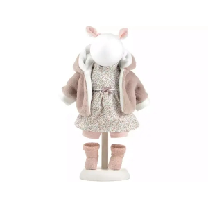 Vestdio 42 cm vestido flores con Abrigo Llorens V9-42282