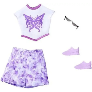 Barbie Conjunto de Ropa Banco Lila Mattel HYV20