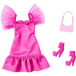 Barbie Conjunto de Ropa Vestido Rosa Mattel HYV21