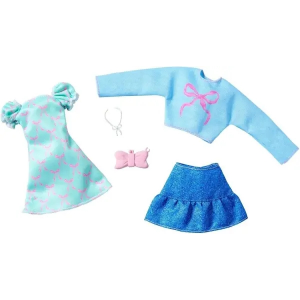 Barbie Pack 2 Vestidos Tonos Azules Mattel HYV03