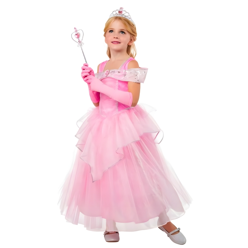 15264-1.png Disfraz Princesa Rosa Talla M 5-6 años Rubies