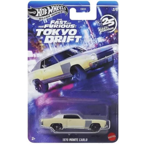 Hot Wheels Silver Series F&F Tokyo Drift 1970 Monte Carlo (3/5) JKX07 Mattel