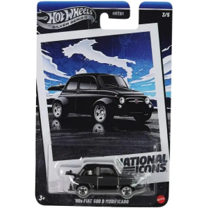 Hot Wheels Silver Series 60s Fiat 500 D Modificado Mattel JBY88