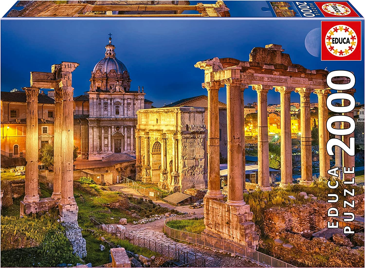 12595-1.png Puzzle 2000 Foro Romano Educa 19619