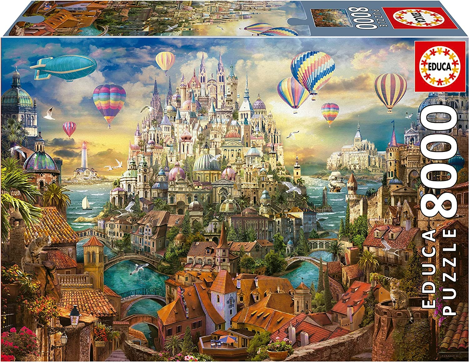 12706-1.png Puzzle 8000 Ciudad de los Sueños Educa 19570