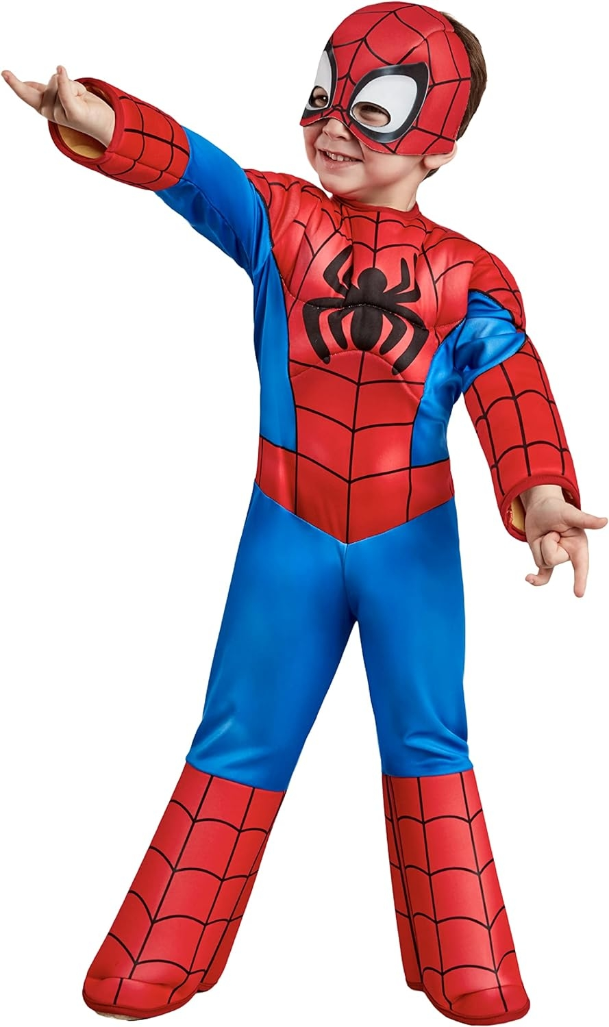 13409-1.png Disfraz Spiderman Preescolar Talla XS 2-3 años Rubies 702740