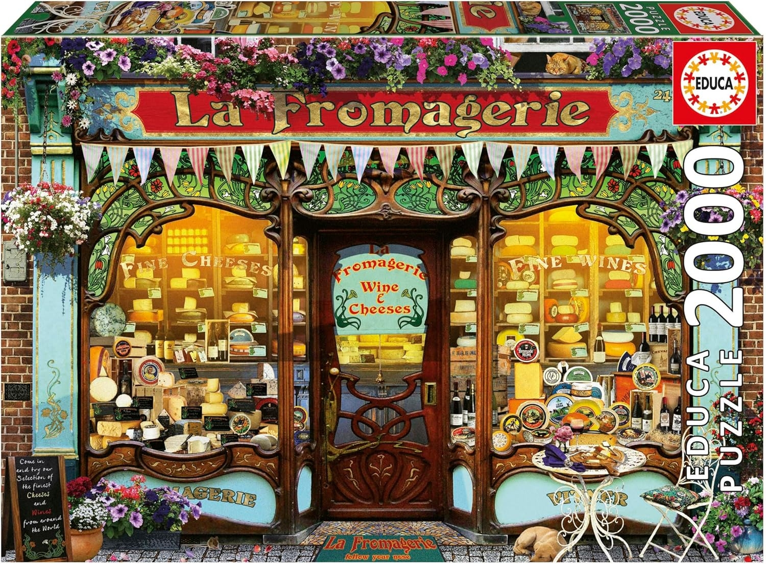 15843-1.png Puzzle 2000 Tienda de Quesos Finos Educa 20264