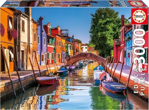 16932-1-1.png Puzzle 3000 Burano Italia Educa 20577