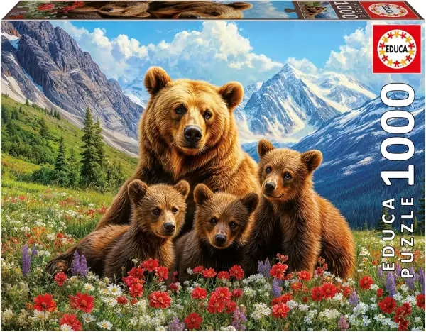 16940-1.png Puzzle 1000 Osos Grizzly en Canada Educa 20553