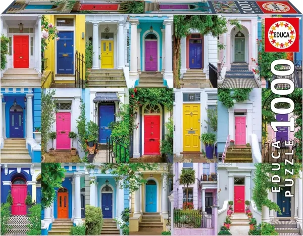 16953-1.png Puzzle 1000 Puertas de Notting Hill Educa 20177