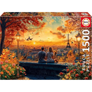 Puzzle 1500 Enamorados en Paris Educa 20569