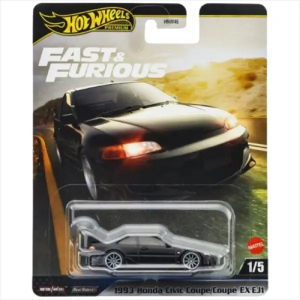 Hot Wheels Fast Furious 1993 Honda Civic Coupe EXEJ1 Mattel JBL90