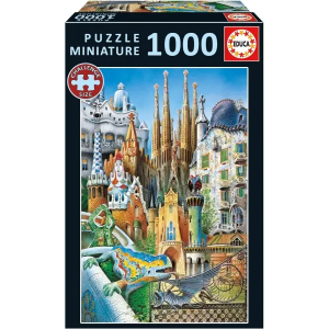 Puzzle Miniature 1000 Collage Gaudi Educa
