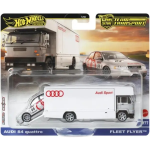 Hot Wheels Team Transporter Audi S4 Quatro Fleet Flyer Mattel JBM30