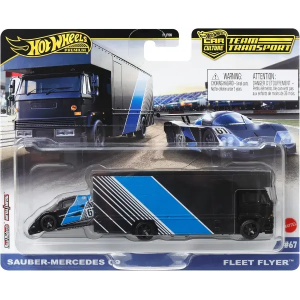 Hot Wheels Team Transport Sauber Mecedes C9 Fleet Flyer Mattel HRV41