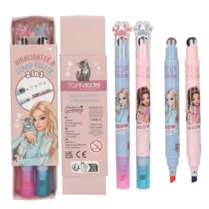 Top Model Set Marcador y Estampador Azul Rosa Depeche 12626